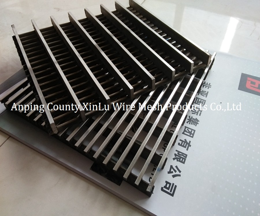 Industrial Flat V Wire Panel 2.4m Length and Slot 0.1-50mm for Market