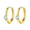 Buy cheap 0.08oz 2.3 Gram Sterling Silver Jewelry Earrings Festival Green Hoop Earring ODM from wholesalers