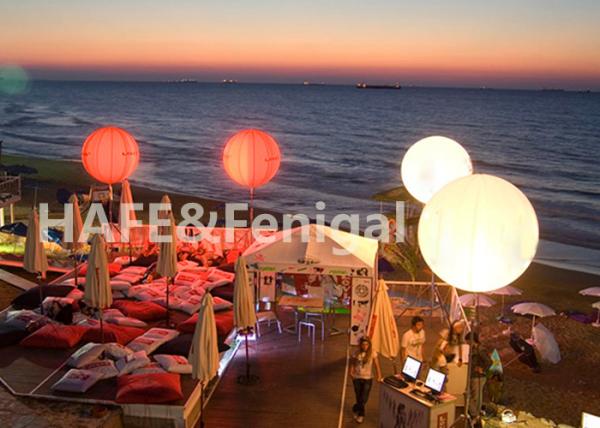 Buy cheap 2m Waterproof Multicolor Inflatable Balloon Light Event Gatherings With Tripod Stand from wholesalers