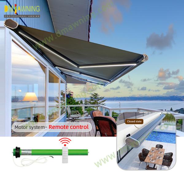 Buy cheap White Color Frame Full Cassette Awning / Electric Cassette Awning Wholesale from wholesalers