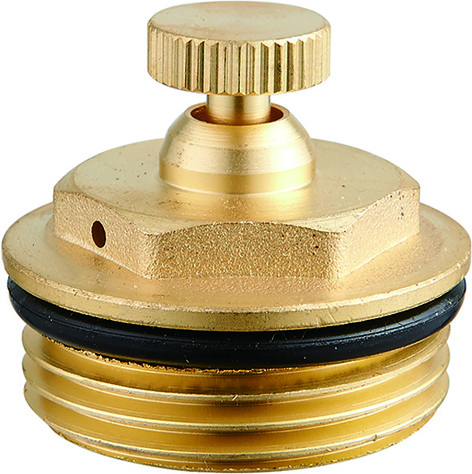 Manually Operated Brass Air Vent With Male Threads And EPDM O Ring