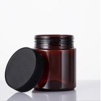 Buy cheap 4 Oz Amber PET Plastic Jars BPA Free With Pressure Sensitive Gasket product