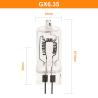 Buy cheap Gx6.35 Halogen Photo Optic Lamp 1000w 230V 3300K 25000Lm For Film Luminaires from wholesalers