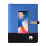 Pu Leather A5 Notebook Luxury Corporate Gifts Erasable Custom Logo With LED