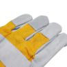 Buy cheap Safety Working Leather Gloves Washable Yellow Split Cowhide Work Gloves from wholesalers