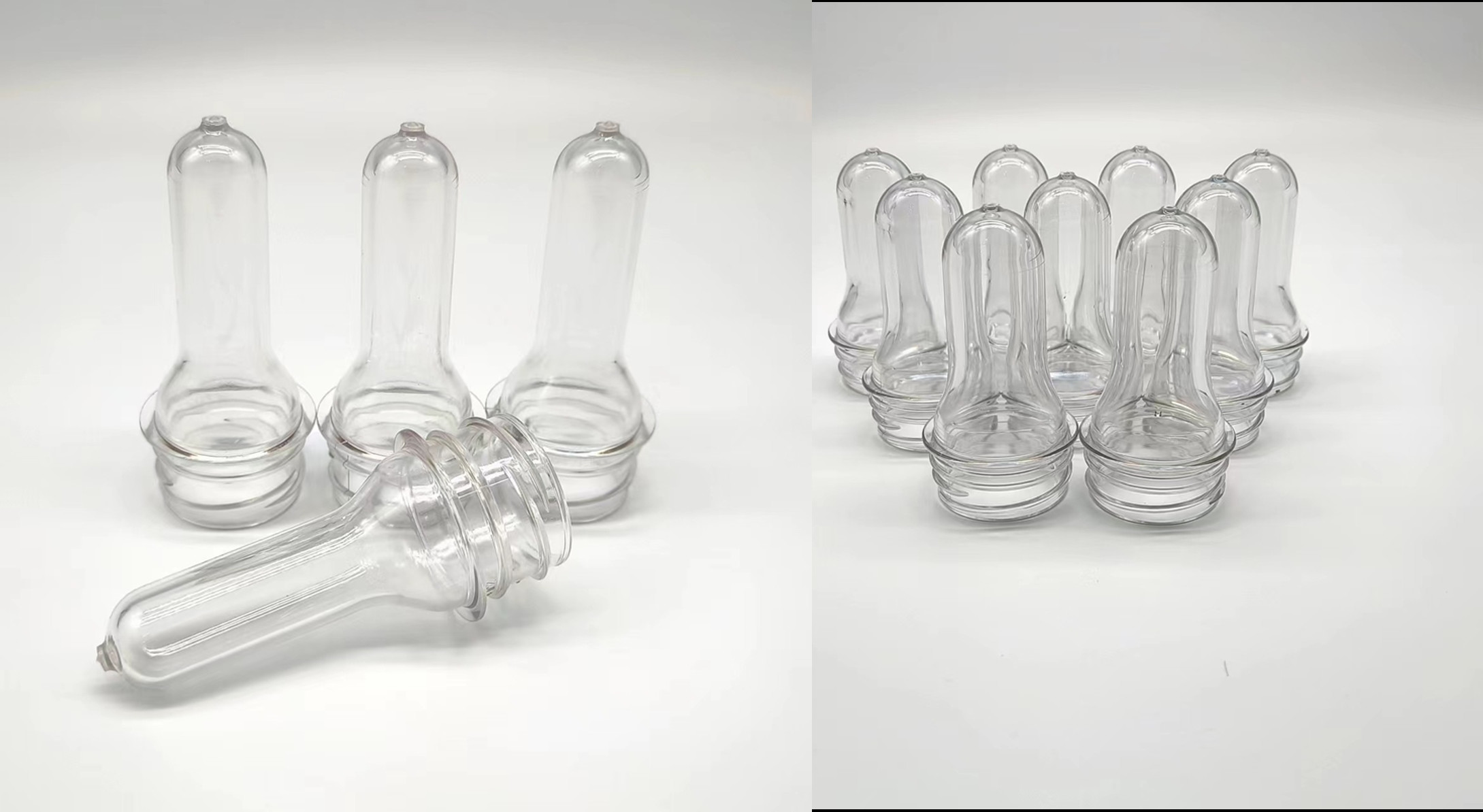 Ziman PET preform with excellent labeling capabilities