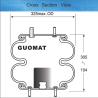 Buy cheap Firestone W01-358-7409 Industrial Air Spring Contitech FD 330-22 367 Rubber Air Actuator from wholesalers