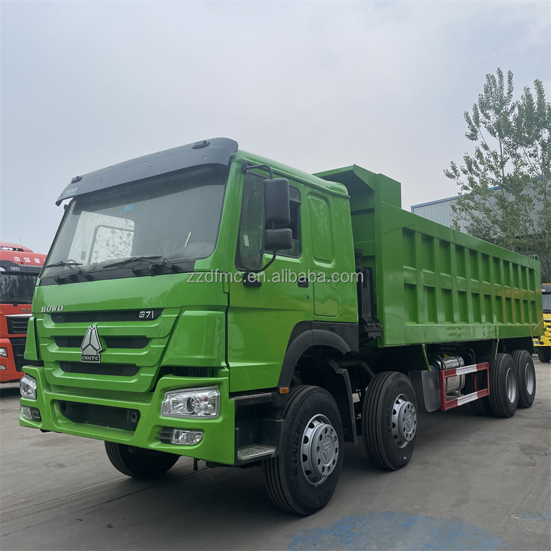 Used 8x4 12 Wheels 430hp Foton Dump Truck 12 Forward Shift Driving Diesel Tipper Truck