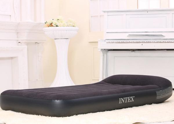 Buy cheap Queen Type Inflatable Sofa Bed Pure Black Color 50 * 40 *28CM Carton Size from wholesalers