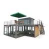 Buy cheap Galvanized Steel Square Tubes Main Structure Prefabricated Villa House Modern Modular Container Luxury Three Bedroom from wholesalers