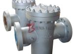 High Pressure Basket Type Filter Fabricated Steel Flange To CL600LB Single