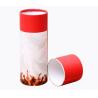 Buy cheap Velvet Pillow Paper Tube Pen Holder , Embossed Cardboard Cylinders With Lids from wholesalers
