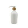 Buy cheap Plastic 500ml Lotion Dispenser Bottle White Matte Round Tube Spiral Lotion Bottle from wholesalers