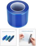 Polythene Blue Protective Barrier Film Self Adhesive 1200 Sheets Medical Barrier