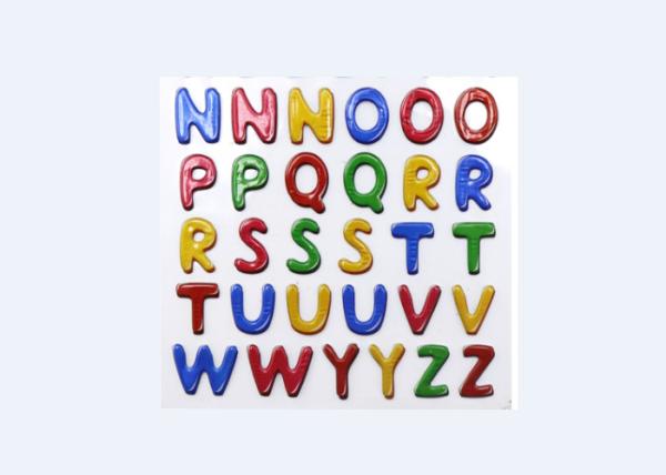 Buy cheap Safe Glitter Letter Stickers , Kindergarten Childrens Alphabet Stickers from wholesalers
