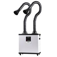 Buy cheap Double Welding Fume Extractor Portable White FED200 For ESD Soldering Station product