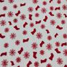 Buy cheap Warp Polyester Flannel Fabric Coated With Red Foil 270GSM For Christmas Garment from wholesalers