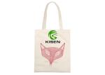 Washable Cotton Canvas Shopping Bags Handled Style Customized Size / Logo