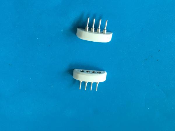 Buy cheap Pin Round Female Pin Header 2.0mm Pitch 4 Pin Single Row Tin Plated White Color from wholesalers