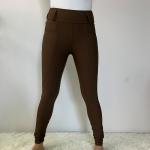 Brown Silicone Horse Riding Pants High Elastic Equestrian Jodhpurs Breeches