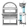 Buy cheap OEM 24x30 Single Hung Casement Window Tempered Glass from wholesalers