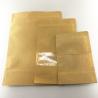 Buy cheap Eco friendly Snack Food Spices Packaging Kraft Paper Plastic Zip Lock Bag from wholesalers