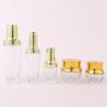 Buy cheap Printing Handling Decoration Firing 100ml Glass Spray Bottle for Body Oil Economical Custom Logo Design Golden Glass Bottles from wholesalers