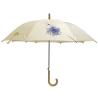 Buy cheap Fiberglass Ribs Metal Frame Auto Open Stick Umbrella Wooden Handle Umbrella from wholesalers