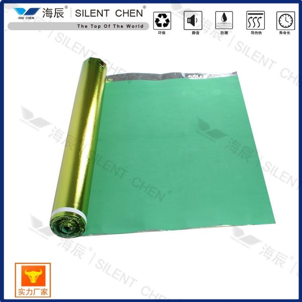 Buy cheap Friendly Green Moisture Proofing Laminate Floor Underlay With PE Film from wholesalers