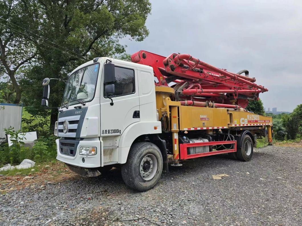 Sy Mini Concrete Pump Truck 37 Meters, Stock Direct Sale