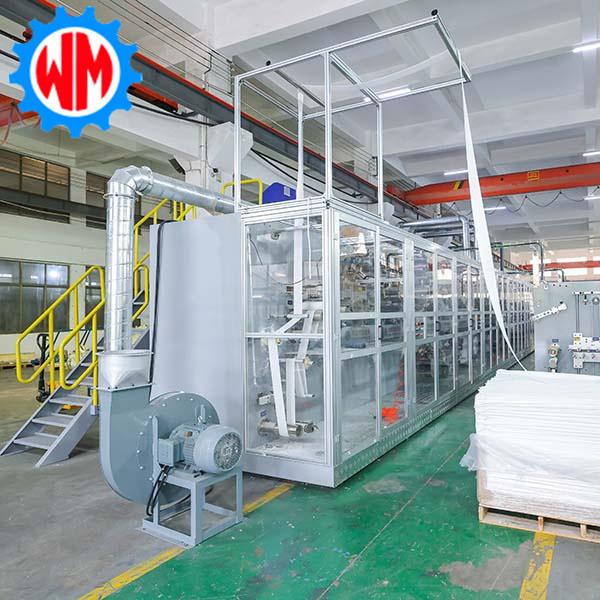 New Type 800pcs/min Baby Diaper Production Line Full Servo Intelligent PLC