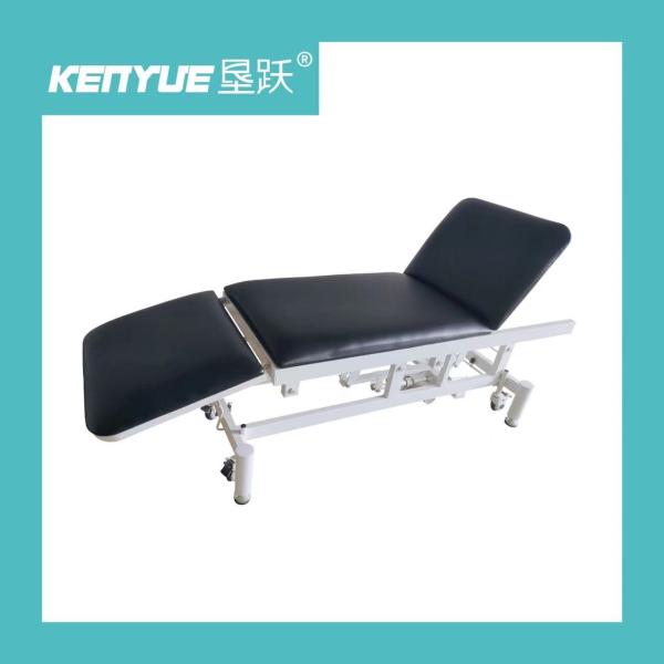 Buy cheap Black PU leather material examination bed is used for hospital medical treatment from wholesalers