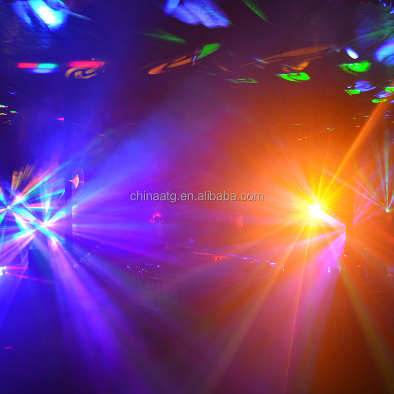 Live Room RGBW LED Stage Effect Light Ip20 With Rotation Dyeing Pattern