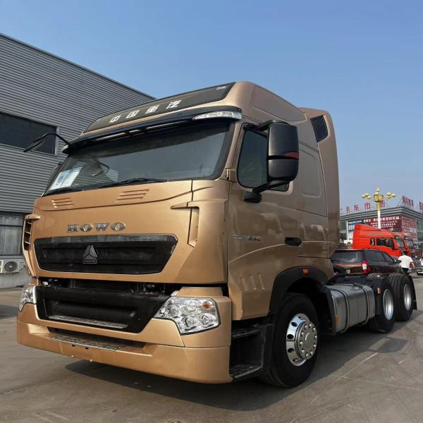 Buy cheap 430hp Used Tractor Trailer Sinotruk Howo T7H 10 wheels from wholesalers
