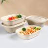 Buy cheap Disposable Party Dinnerware Take Away Salad Box 850ml 1100ml 1300ml Sugarcane Bagasse Pulp Box Packaging from wholesalers