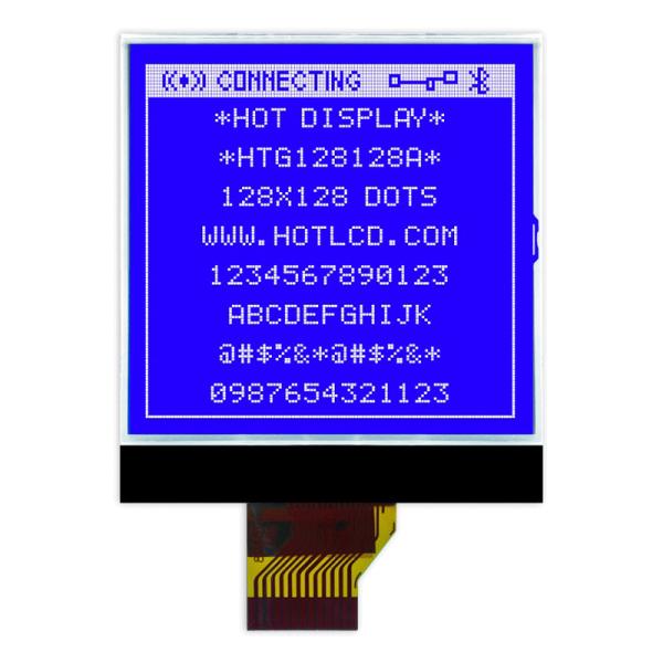 Buy cheap 128X128 Chip On Glass LCD , UC1617S Monochrome Graphic LCD Display HTG128128A from wholesalers