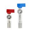 Buy cheap 1/2 Inch Angle Water Valve , Brass Forged Male X Female Ball Valve from wholesalers
