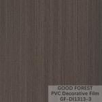 Partition PVC Decorative Film 0.25mm - 0.60mm Thickness Dark Grey Color