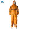 Buy cheap 175*140cm Anti-Splash USA Disposable PP PE 56GSM Reflective Tape Orange Coveralls from wholesalers