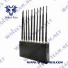 Buy cheap UHF VHF Indoor Signal Jammer 12W 3G 4G GPS WiFi LoJack 10 Antenna from wholesalers