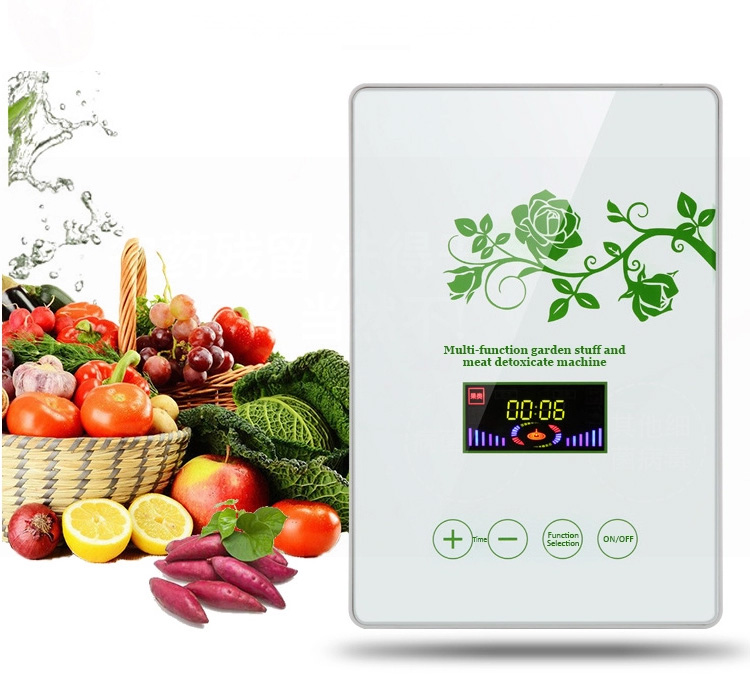 Homefish Glass Panel Portable Fruit Vegetable Sterilizing Intelligent Multifunction Machine 400mg/h Ozone Generator for Kitchen