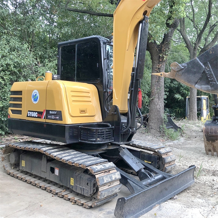 ISUZU Engine Used SANY Mini Excavator 6 Ton SY60C Small Digger Excavator for Projects