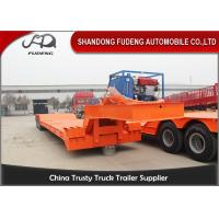 Buy cheap 2 / 3 / 4 Axle Detachable Gooseneck Trailer For Heavy Duty Machinery Transport product