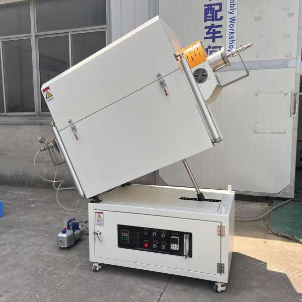 Buy cheap PID Temperature Control Heat Treatment Rotary Furnace For Battery Anode And Cathode Electrode Materials from wholesalers