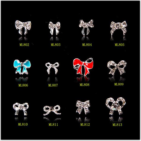 Hot NEW Wholesale Alloy Jewelry 3D Nail Art Jewelry Nail rhinestones Sticker