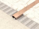 Bright Stainless Steel Tile Trim 12mm Steel Tile Edge Trim Silver