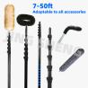 Buy cheap 50ft Industrial Duster With Extension Pole for cleaning high ceilings, high ceiling fans, roof cobwebs, high-strength materials from wholesalers
