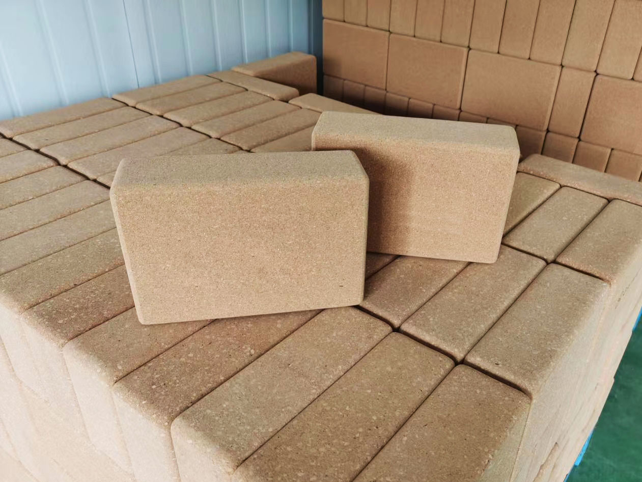 Fitness Natural Cork Yoga Block Bricks Sweat Absorbing Yoga Accessories