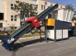 D2 Blade Plastic Film Shredder , Hdpe Film Recycling Machine
