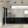 Buy cheap Artificial Quartz Countertop C Shaped Kitchen Cabinet Design For Home Furniture from wholesalers